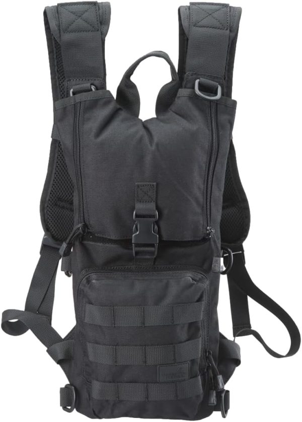 Lightweight Nylon Hydration Backpack - Ideal for  Music Festivals, Hiking, Running, Cycling, Airsoft, Hunting, and Climbing