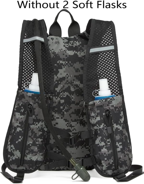 Running Hydration Vest Pack Thermal Insulation 3L TPU Water Bladder Tactical Backpack Bag for Cycling Hiking Daypack Men & Women - Image 2