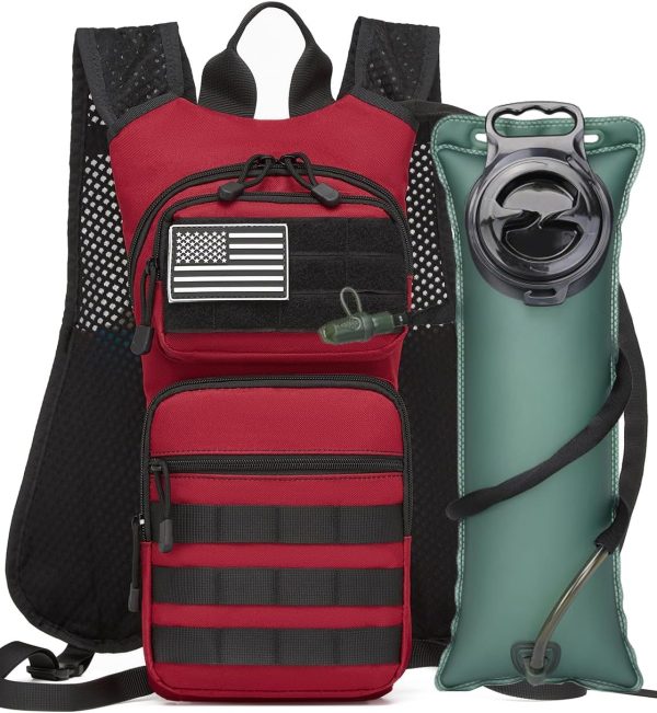 Running Hydration Vest Pack Thermal Insulation 3L TPU Water Bladder Tactical Backpack Bag for Cycling Hiking Daypack Men & Women