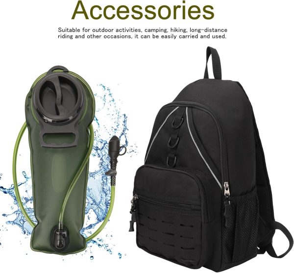 Small Hiking Backpack, 15L Lightweight Tactical  Hydration Pack Backpack w/ Phone Pocket for Women Men - Image 2