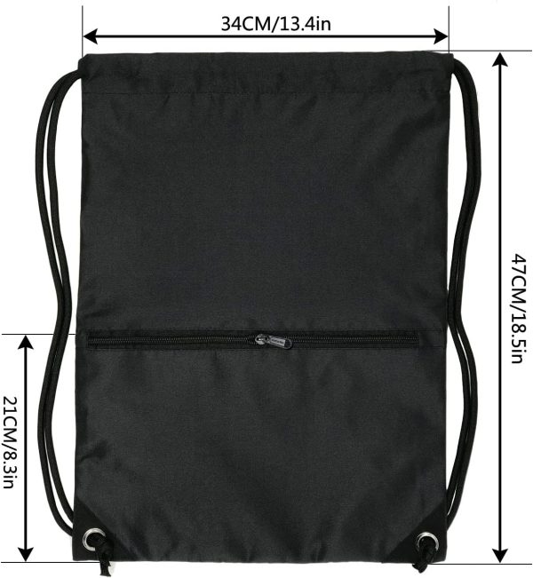 Drawstring Backpack Bag Sport Gym Sackpack - Image 2