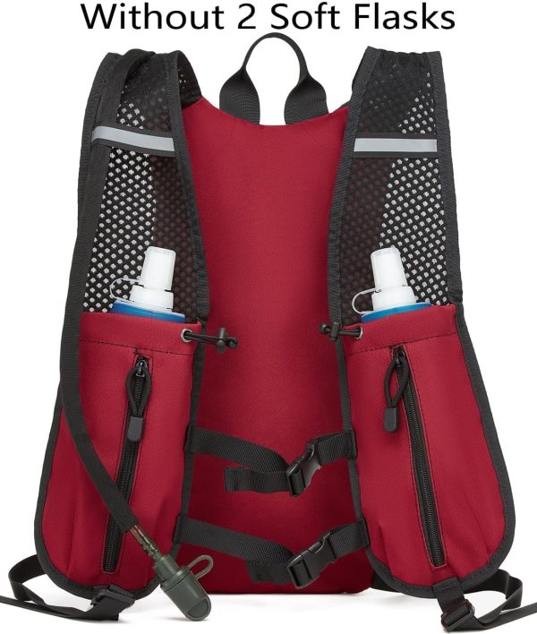 Running Hydration Vest Pack Thermal Insulation 3L TPU Water Bladder Tactical Backpack Bag for Cycling Hiking Daypack Men & Women - Image 2