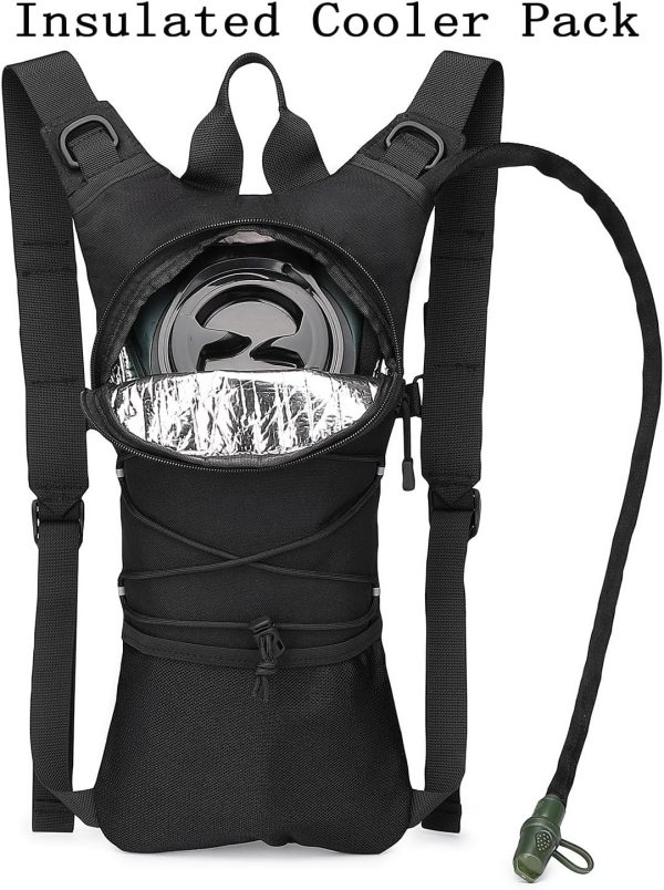 Running Hydration Vest Pack Thermal Insulation 3L TPU Water Bladder Tactical Backpack Bag for Cycling Hiking Daypack Men & Women - Image 2