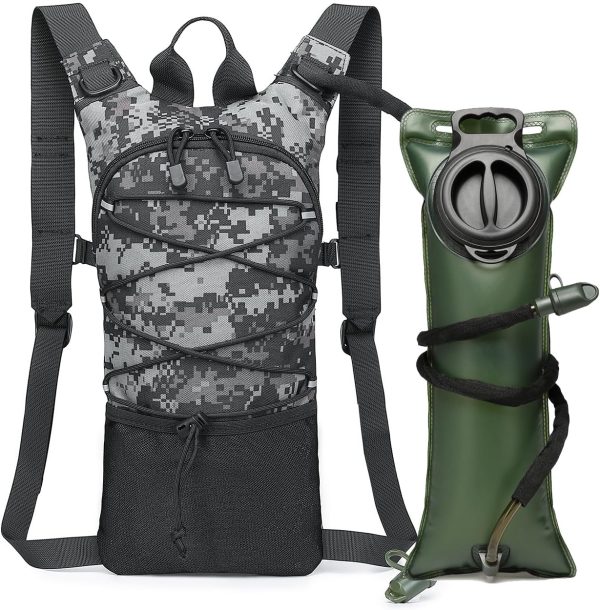 Running Hydration Vest Pack Thermal Insulation 3L TPU Water Bladder Tactical Backpack Bag for Cycling Hiking Daypack Men & Women