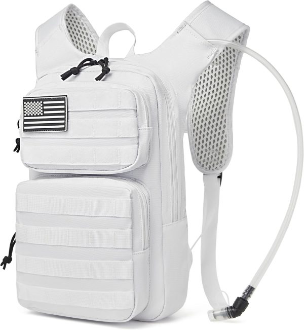 Hydration Backpack with Water Bladder for Hiking Tactical Hydration Pack for Men Women  Water Backpack for Hiking
